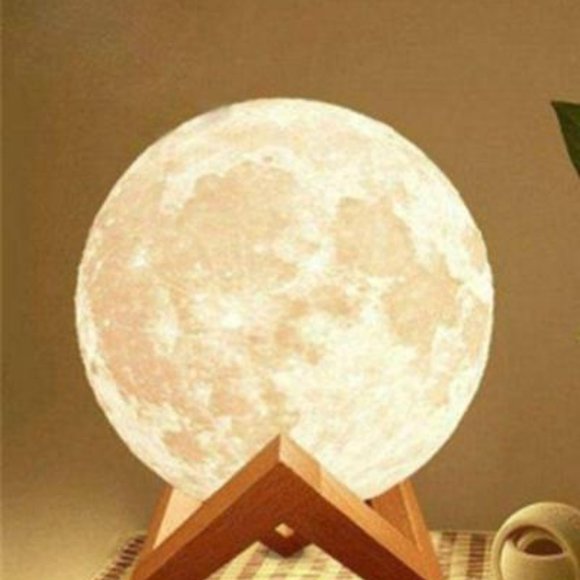 Children's Night Light 3D Moon - Picture 2 of 4